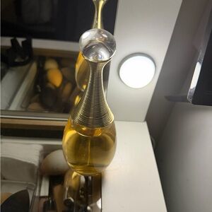 Dior Gold and Silver Perfume Bottle